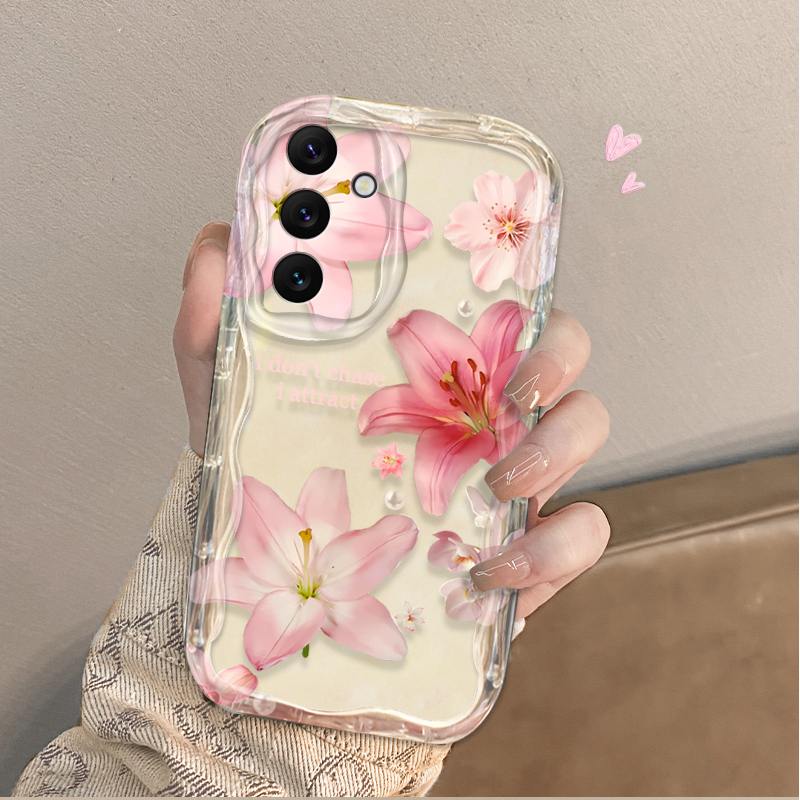 Beautiful Pink Lily Pattern Ph - đánh giá và giá Phone Cases Samsung A14
