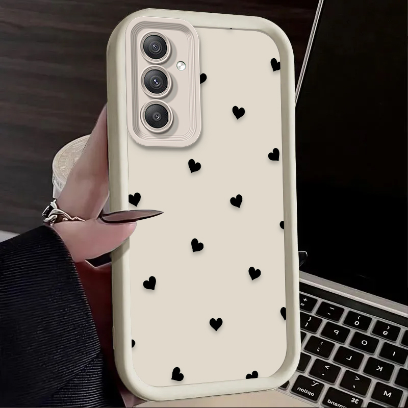 Black Love Heart Bowknot Case  - đánh giá và giá Phone Cases Samsung A14