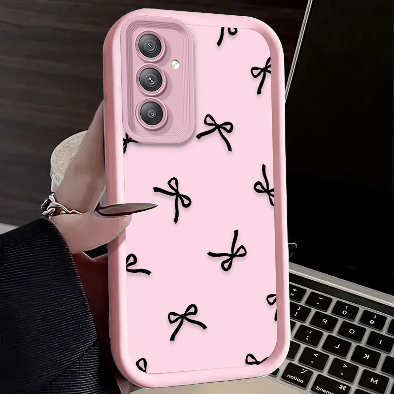 Black Love Heart Bowknot Case  - đánh giá và giá Phone Cases Samsung A14
