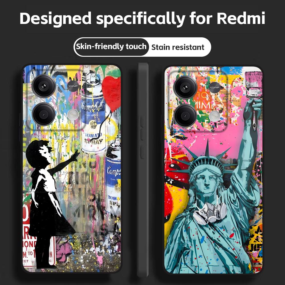 Banksy Graffiti Art  Phone Cas - đánh giá và giá Phone Cases Iphone 14
