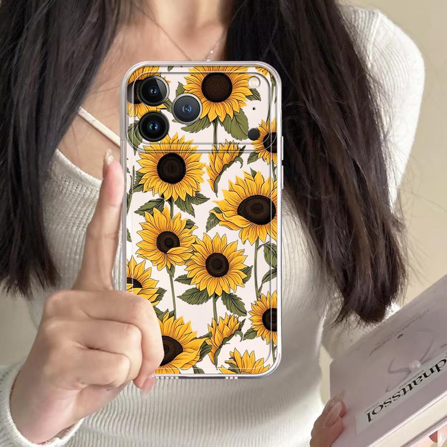 Cute Sunflower Pattern Case fo - đánh giá và giá Phone Cases For Iphone 15