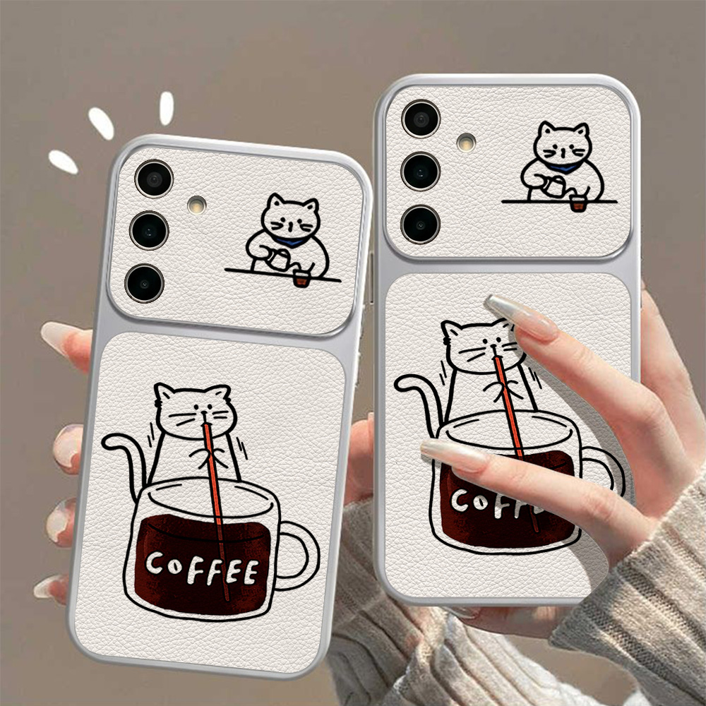Coffee Cute Cat Phone Case For - đánh giá và giá Phone Cases Samsung A14