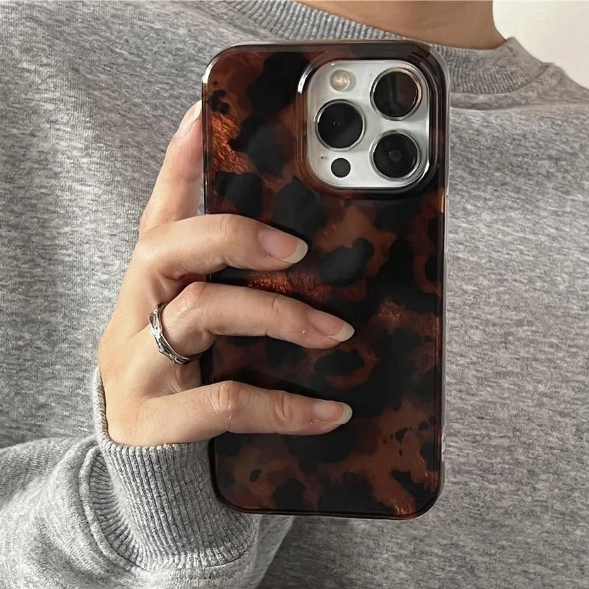 Retro Amber Texture Laser Phon - đánh giá và giá Phone Cases Bulk
