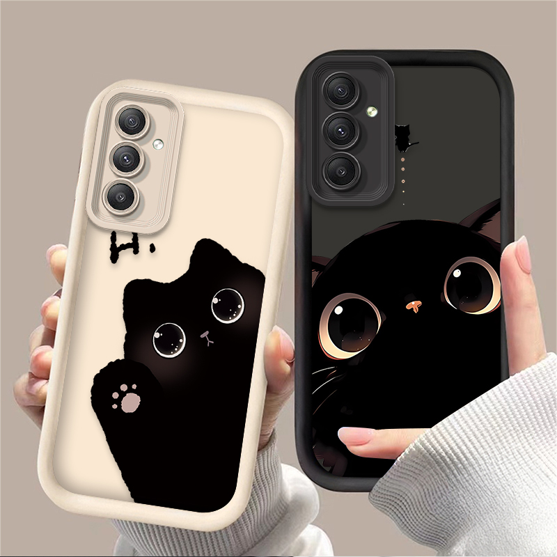 Lovely Big Eyed Cat Phone Case - đánh giá và giá Phone Cases Samsung A14