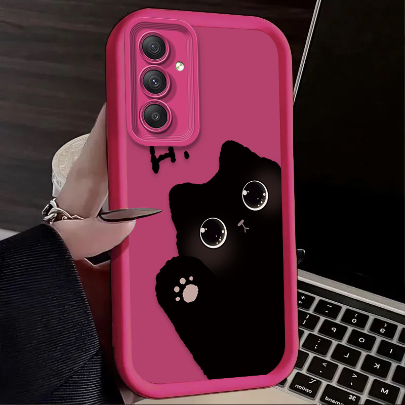 Lovely Big Eyed Cat Phone Case - đánh giá và giá Phone Cases Samsung A14