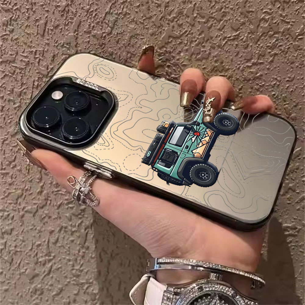 Simple Car Pattern Phone Case  - đánh giá và giá Apple Iphone 15