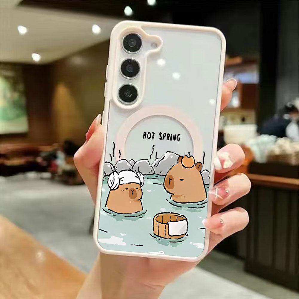 Color Transparent Magnetic Pho - đánh giá và giá Phone Cases Samsung S25
