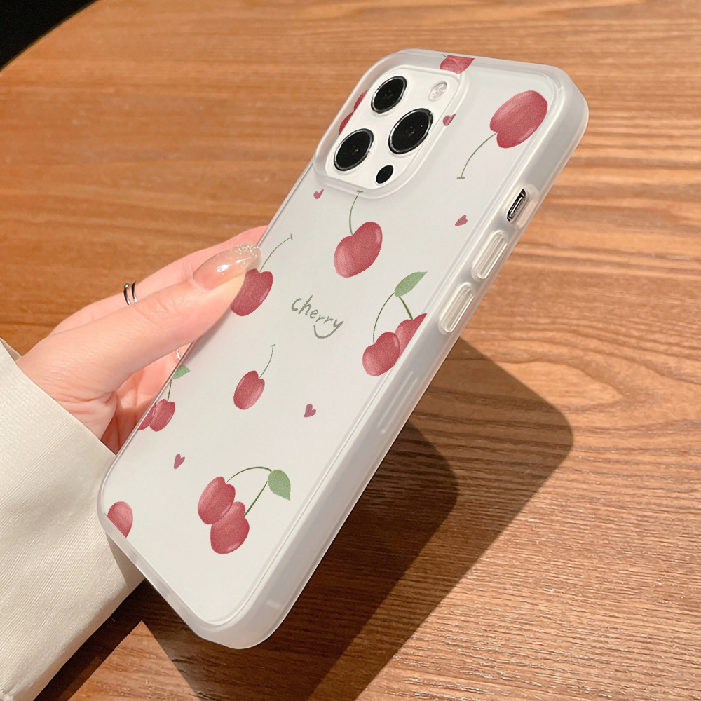 Cherry Phone Case Frosted For  - đánh giá và giá Phone Cases For Iphone 15