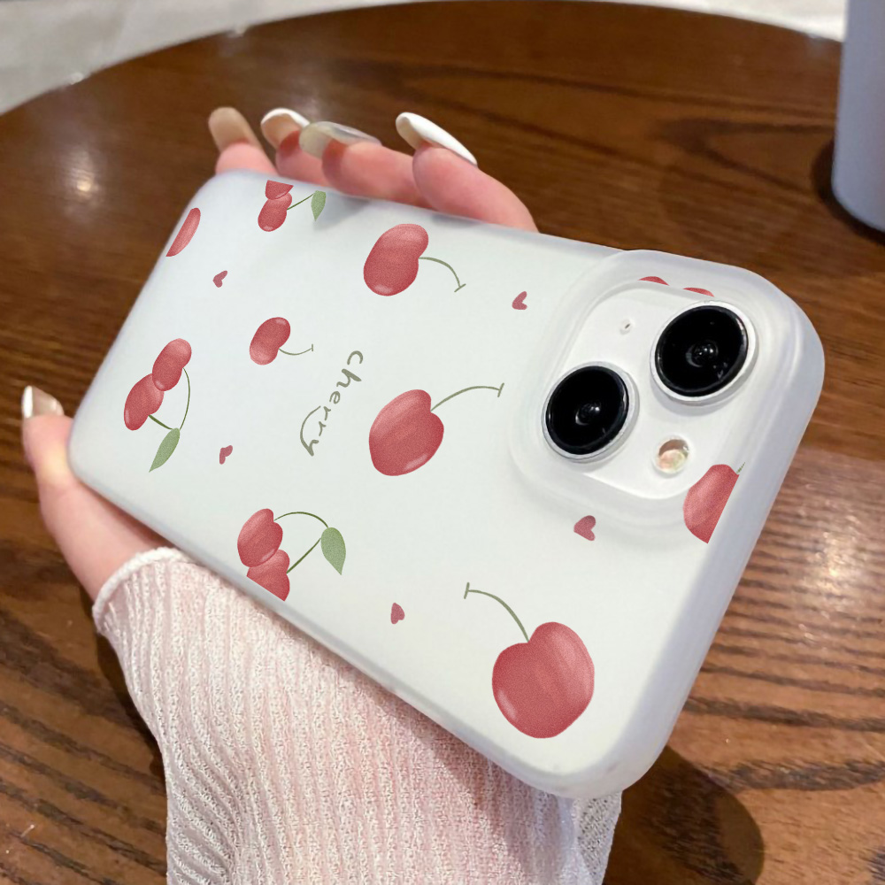 Cherry Phone Case Frosted For  - đánh giá và giá Phone Cases For Iphone 15