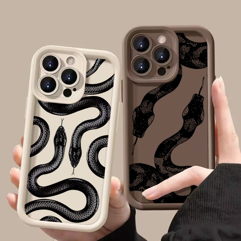 Black Snake Print Phone Case F - đánh giá và giá Phone Cases For Iphone 15