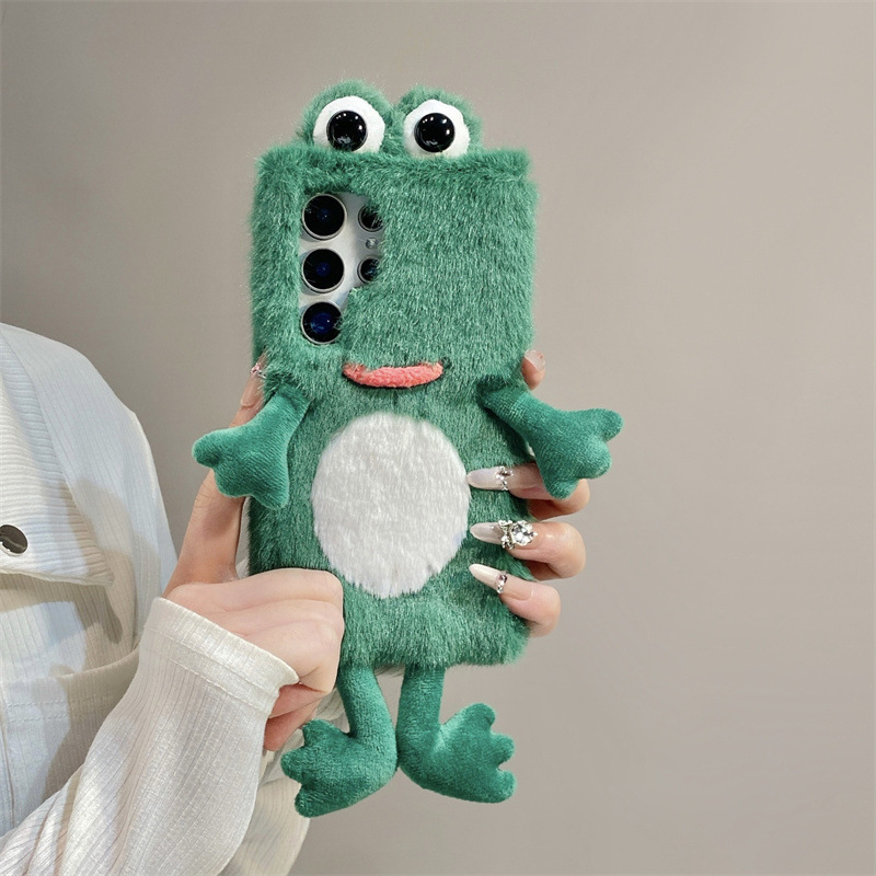 Plush Frog Phone Case, Cute Gr - đánh giá và giá Phone Cases Samsung S25